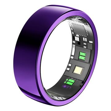 PX01 Anello intelligente per il monitoraggio del sonno e della salute con base di ricarica - Dimensione: 12/21.4cm - Viola