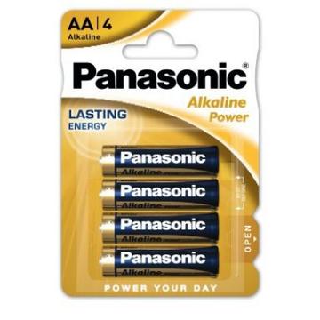 Batterie alcaline Panasonic LR6/AA - 4 pz.