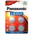 Batteria Panasonic Mini CR2032 3V - 4 pezzi.