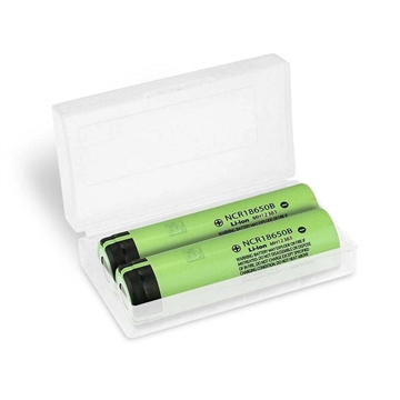 Panasonic NCR-18650B 18650 Batteria ricaricabile agli ioni di litio - 3400mAh - 2 pezzi.