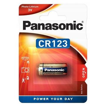 Batteria al litio Panasonic Photo Power CR123 - 3V