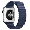 Cinturino in Pelle Premium per Apple Watch Series 5/4/3/2/1 - 44mm, 42mm - Blu