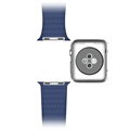 Cinturino in Pelle Premium per Apple Watch Series 5/4/3/2/1 - 44mm, 42mm - Blu