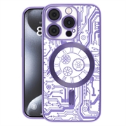 Custodia Prio Elegant Mag con protezione dell'obiettivo della fotocamera per iPhone 16 Plus - Viola