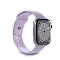 Apple Watch Series Ultra 2/Ultra/10/9/8/SE (2022)/7/SE/6/5/4/3/2/1 Puro Icon Cinturino in silicone - 49mm/46mm/45mm/44mm/42mm - Lavanda