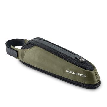 Borsa per tubo da bicicletta riflettente per bici da MTB in nylon ROCKBROS da 0.65L, superiore