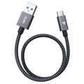 TOPK AC27 USB-C Data & Charging Cable with LCD Display - 1m - Black