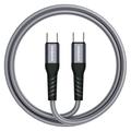 Riversong Hercules 06 Cavo USB-C intrecciato in nylon - 1m/100W - Grigio