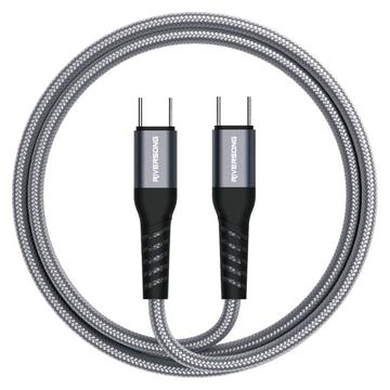 Riversong Hercules 06 Cavo USB-C intrecciato in nylon - 1m/100W - Grigio