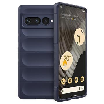 Cover in TPU Serie Rugged per Google Pixel 7 Pro - Blu