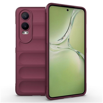 Cover in TPU Rugged per OnePlus Nord CE4 Lite/Oppo K12x - Vino Rosso