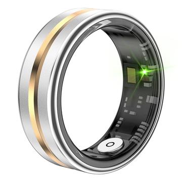 SR03 Anello intelligente multifunzionale ultrasottile - Misura: 10/19.9mm - Oro medio/argento