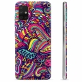 Samsung Galaxy A51 Custodia TPU - Fiori Astratti