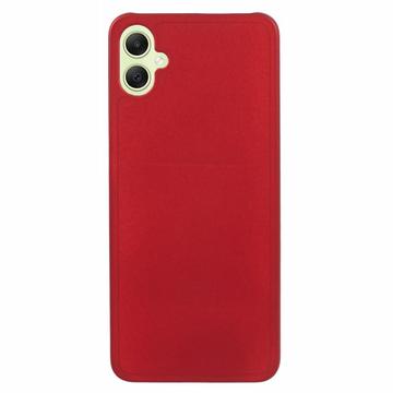 Custodia in Plastica Gommata per Samsung Galaxy A05 - Rossa