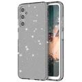 Custodia in TPU Serie Stylish Glitter per Samsung Galaxy A05s - Nero Trasparente