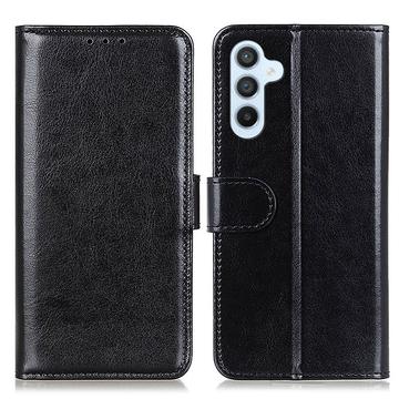 Custodia a Portafoglio per Samsung Galaxy A05s con Chiusura Magnetica - Nera