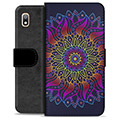 Custodia a Portafoglio Premium per Samsung Galaxy A10 - Mandala Colorato