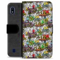 Custodia a Portafoglio Premium per Samsung Galaxy A10 - Graffiti