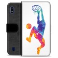 Custodia a Portafoglio Premium per Samsung Galaxy A10 - Slam Dunk