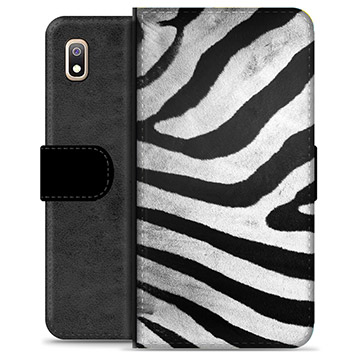 Custodia a Portafoglio Premium per Samsung Galaxy A10 - Zebra