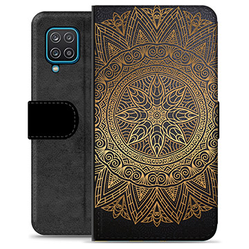 Custodia a Portafoglio Premium per Samsung Galaxy A12 - Mandala