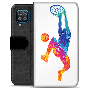 Custodia a Portafoglio Premium per Samsung Galaxy A12 - Slam Dunk