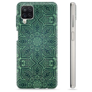 Samsung Galaxy A12 Custodia TPU - Mandala Verde