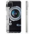 Samsung Galaxy A12 Custodia TPU - Fotocamera Retrò