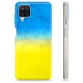 Custodia TPU Samsung Galaxy A12 Bandiera Ucraina - Bicolore