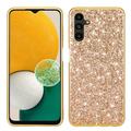 Custodia ibrida per Samsung Galaxy A15 Serie Glitter - Color Oro