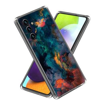 Custodia in TPU Stylish Ultra Sottile per Samsung Galaxy A15 - Nuvole Colorate