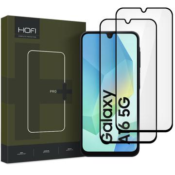 Proteggi Schermo in Vetro Temperato Hofi Premium Pro+ per Samsung Galaxy A16 - 2 Pezzi - Bordo Nero