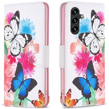 Custodia a Portafoglio Wonder Series per Samsung Galaxy A16 - Farfalle