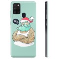 Custodia in TPU per Samsung Galaxy A21s - Babbo Natale moderno