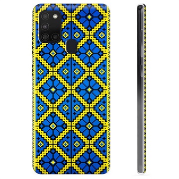 Custodia TPU Samsung Galaxy A21s Ucraina - Ornamento