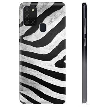 Custodia in TPU per Samsung Galaxy A21s - Zebra