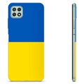 Custodia Samsung Galaxy A22 5G TPU Bandiera Ucraina - Giallo e Azzurro