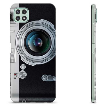 Samsung Galaxy A22 5G Custodia TPU - Fotocamera Retrò