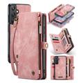 Samsung Galaxy A25 Caseme 008 2-in-1 Multifunctional Wallet Case - Rosa