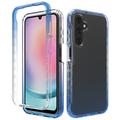 Custodia Ibrida Gradient Series per Samsung Galaxy A25 - Blu / Trasparente