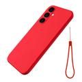 Custodia in Silicone Liquido per Samsung Galaxy A25 - Rossa