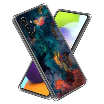 Custodia in TPU Stylish Ultra Sottile per Samsung Galaxy A25 - Nuvole Colorate