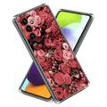 Custodia in TPU Stylish Ultra Sottile per Samsung Galaxy A25 - Fiori Rossi