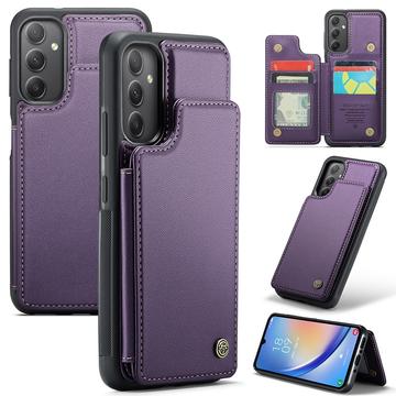 Custodia per Samsung Galaxy A34 5G Caseme C22 Portafoglio RFID - Viola