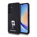 Samsung Galaxy A35 Custodia Karl Lagerfeld Fixed Glitter Metal Ikonik - Nero