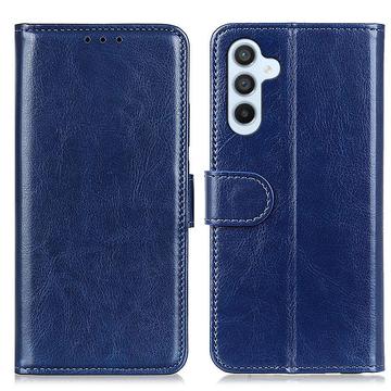 Custodia a Portafoglio per Samsung Galaxy A35 con Chiusura Magnetica - Blu