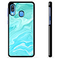 Cover protettiva per Samsung Galaxy A40 - Marmo blu