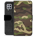 Custodia a Portafoglio Premium per Samsung Galaxy A42 5G - Camo