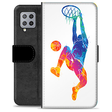 Custodia a Portafoglio Premium per Samsung Galaxy A42 5G - Slam Dunk