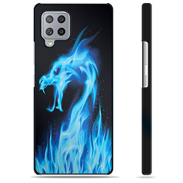 Cover protettiva per Samsung Galaxy A42 5G - Drago di fuoco blu